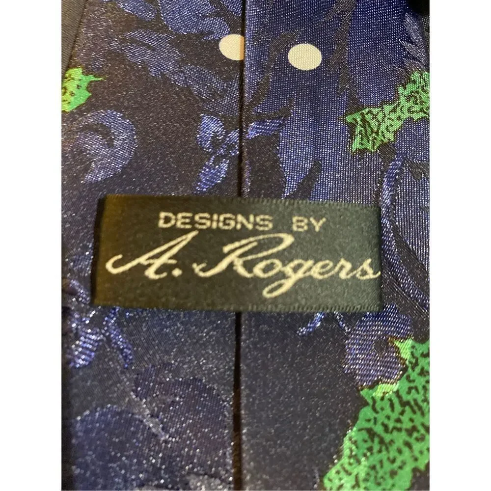 A. Rogers, golf novelty, theme 100 % silk funny Tie 57